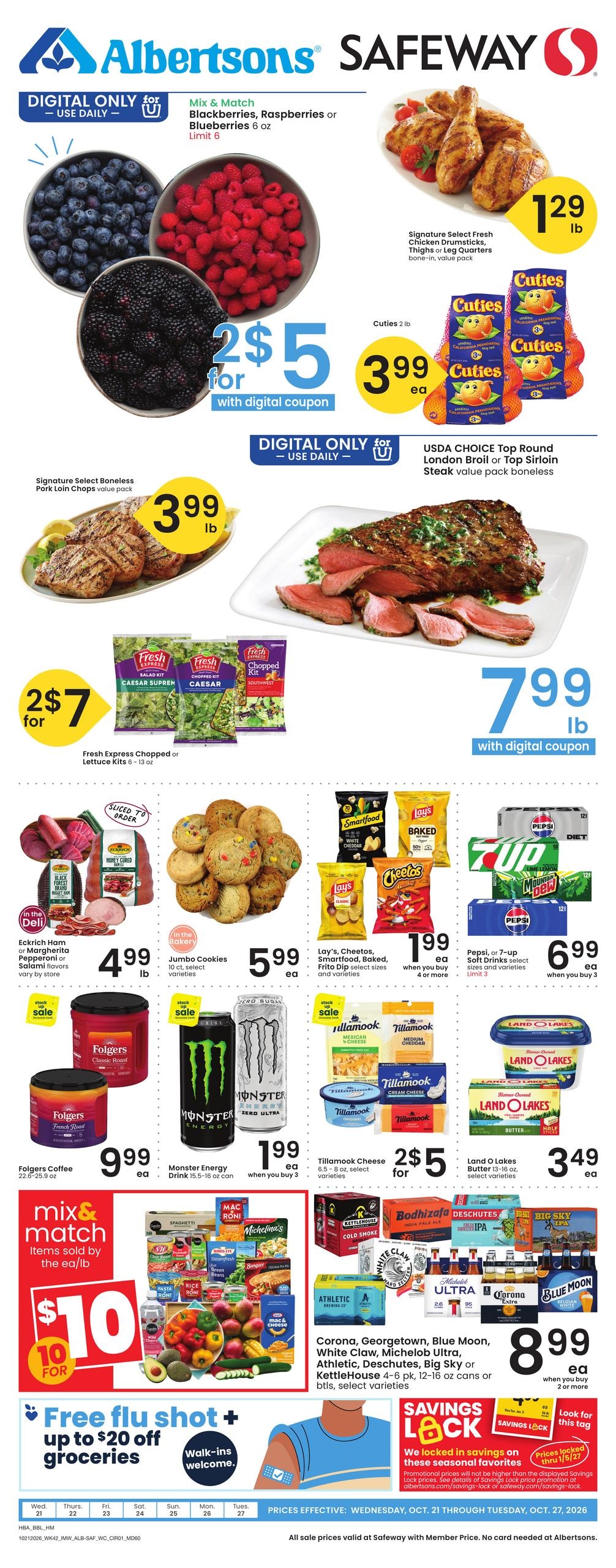 Safeway (Belgrade Area, MT) Weekly Ad October 21 - 27, 2026