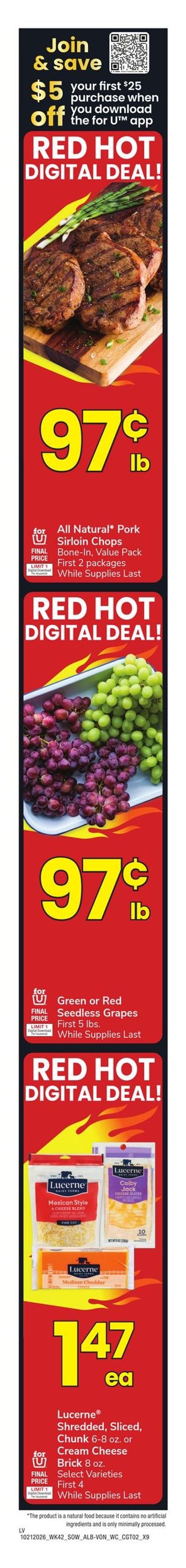 Vons (Henderson Area, NV) Weekly Ad October 21 - 27, 2026