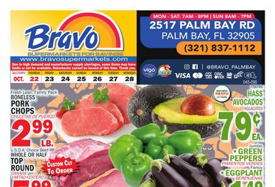 Bravo Supermarket (Palm Bay Area, FL) Bravo Florida Weekly Weekly Ad October 22 - 28, 2026