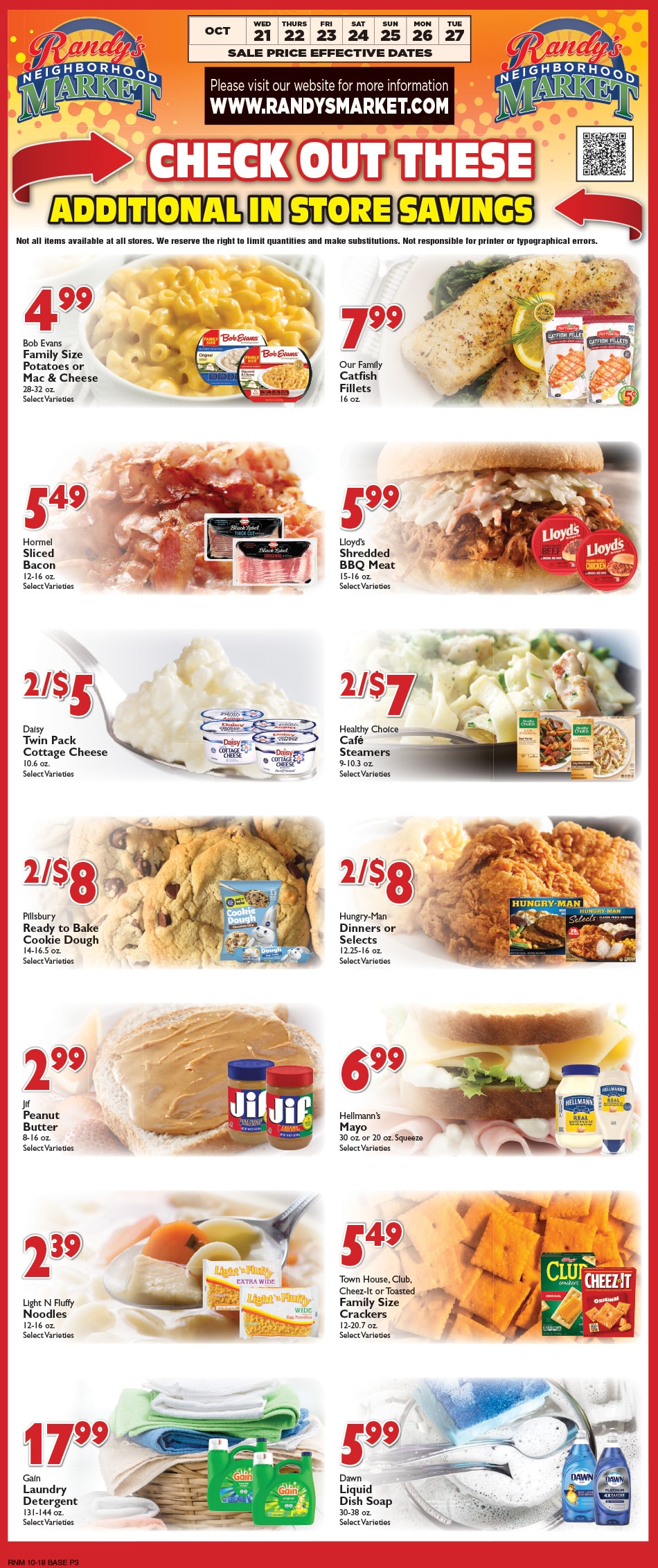 Randy's Neighborhood Market (Clear Lake, IA) Weekly Ad October 21 - 27, 2026