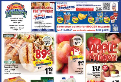 Randy's Neighborhood Market (Osage, IA) Weekly Ad October 21 - 27, 2026