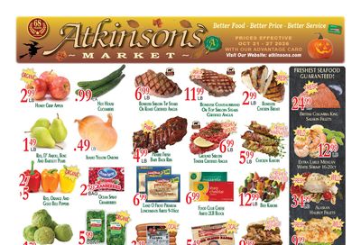 Atkinsons' Market Weekly Ad October 21 - 27, 2026