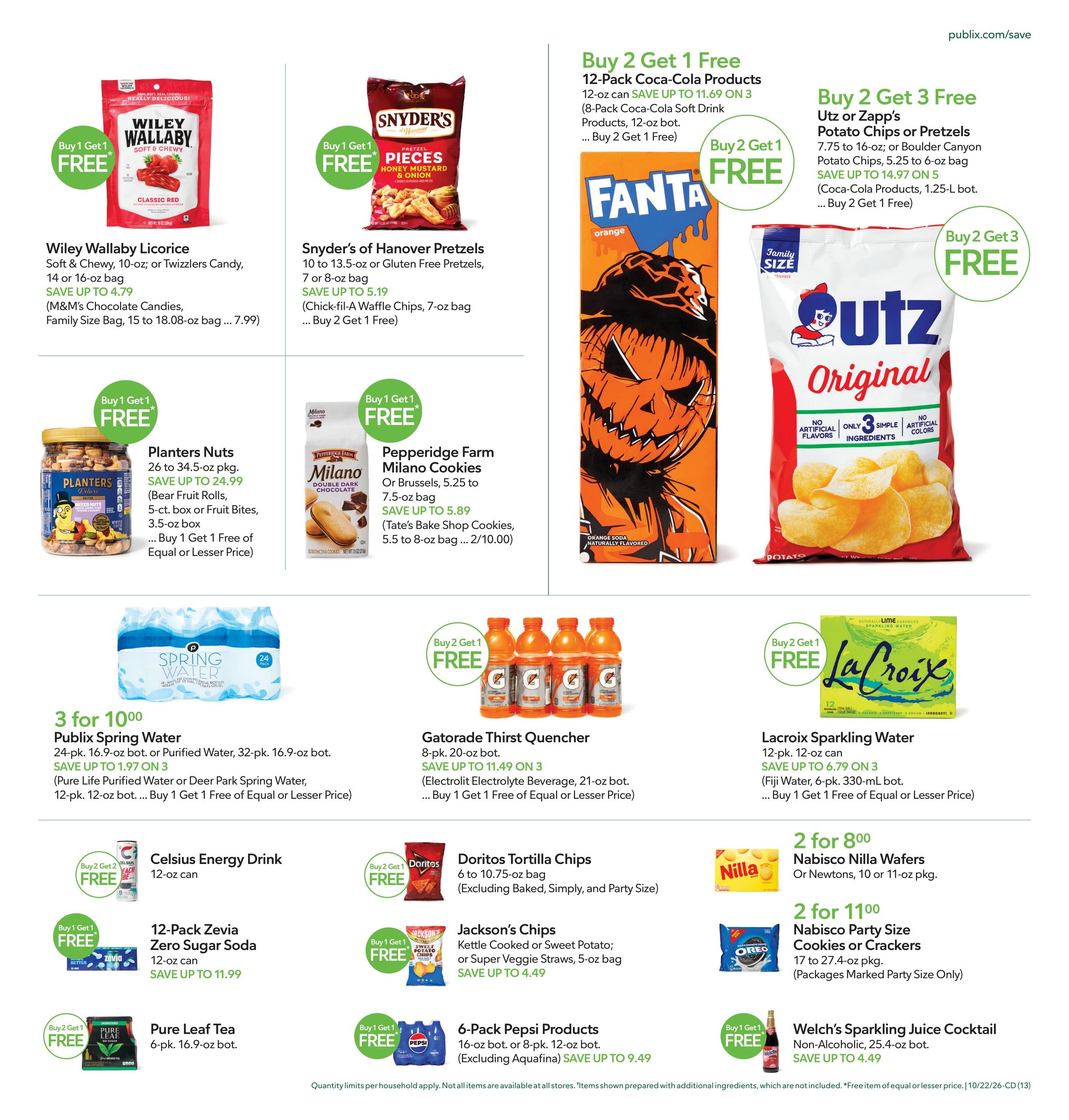 Publix (Autryville Area, NC) Weekly Ad October 21 - 27, 2026