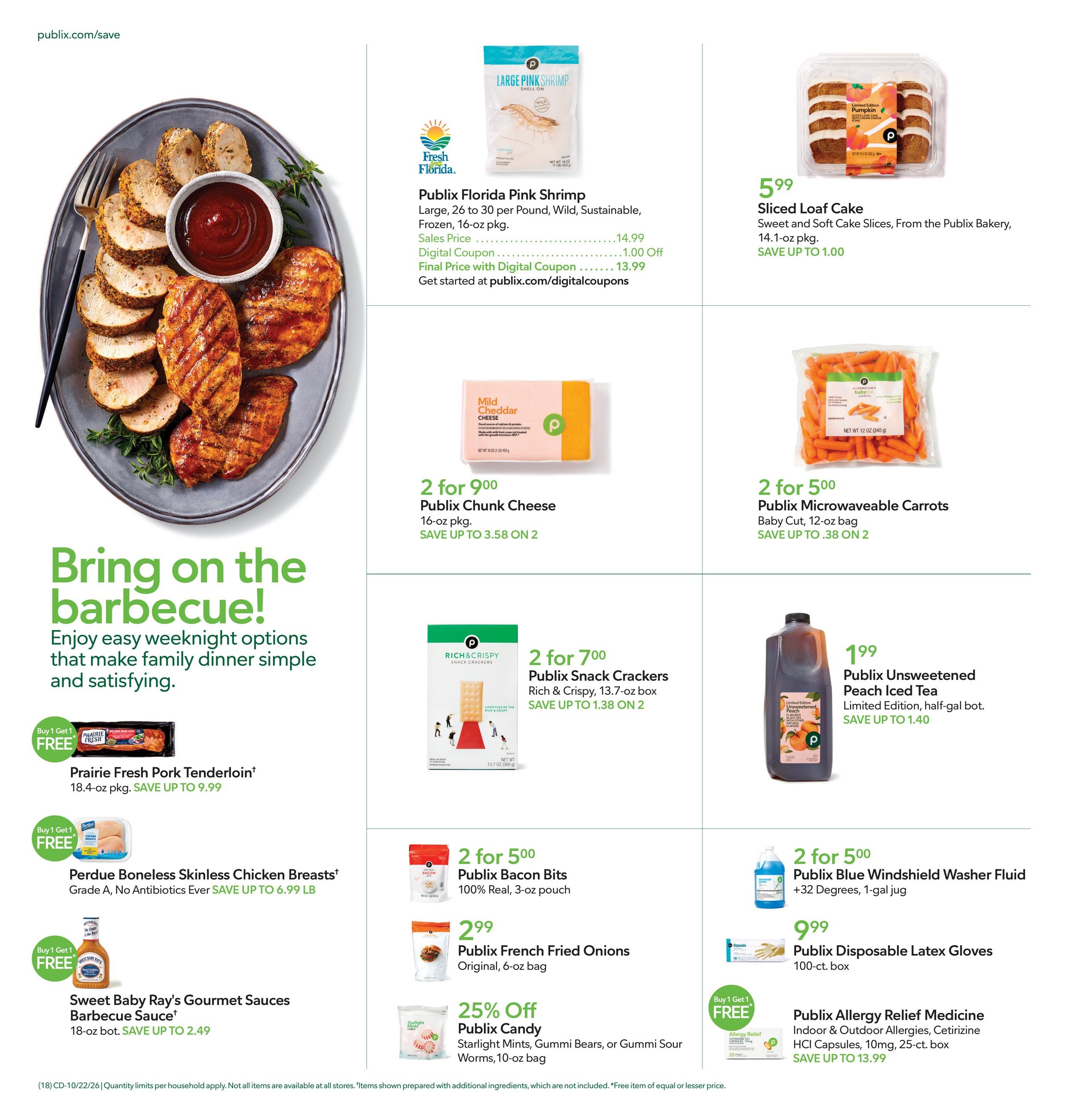 Publix (Autryville Area, NC) Weekly Ad October 21 - 27, 2026