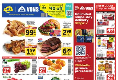 Vons (Hesperia Area, CA) Weekly Ad October 21 - 27, 2026