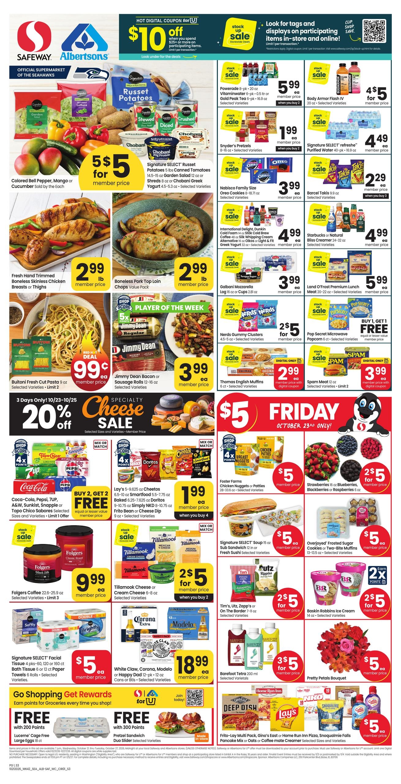 Safeway (Boardman Area, OR) Weekly Ad October 21 - 27, 2026