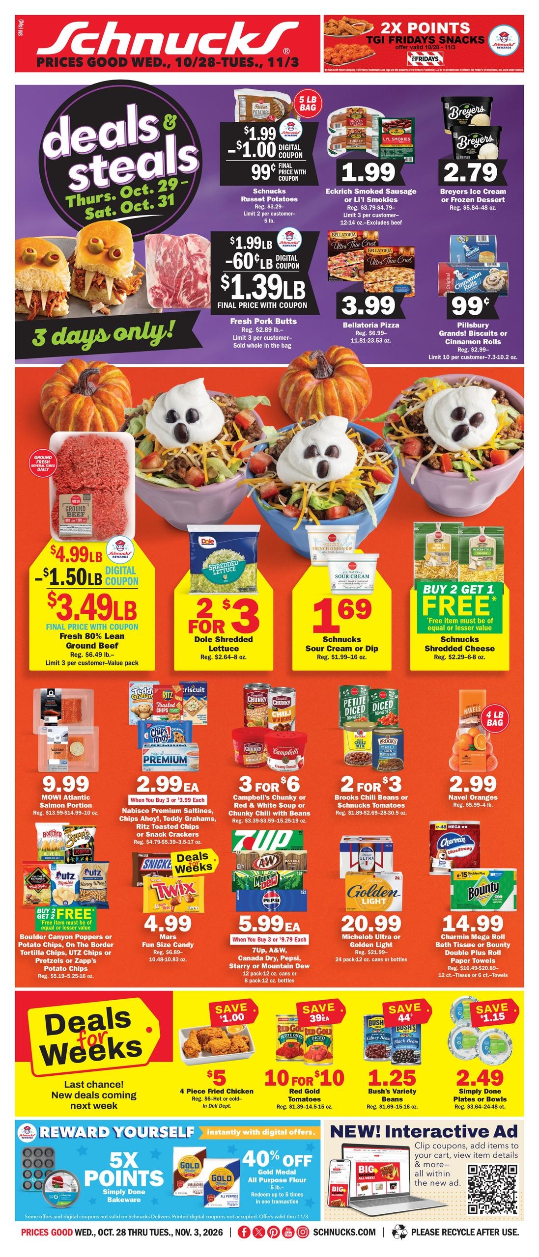 Schnucks (Perryville Area, MO) Weekly Print Weekly Ad October 28 - November 3, 2026