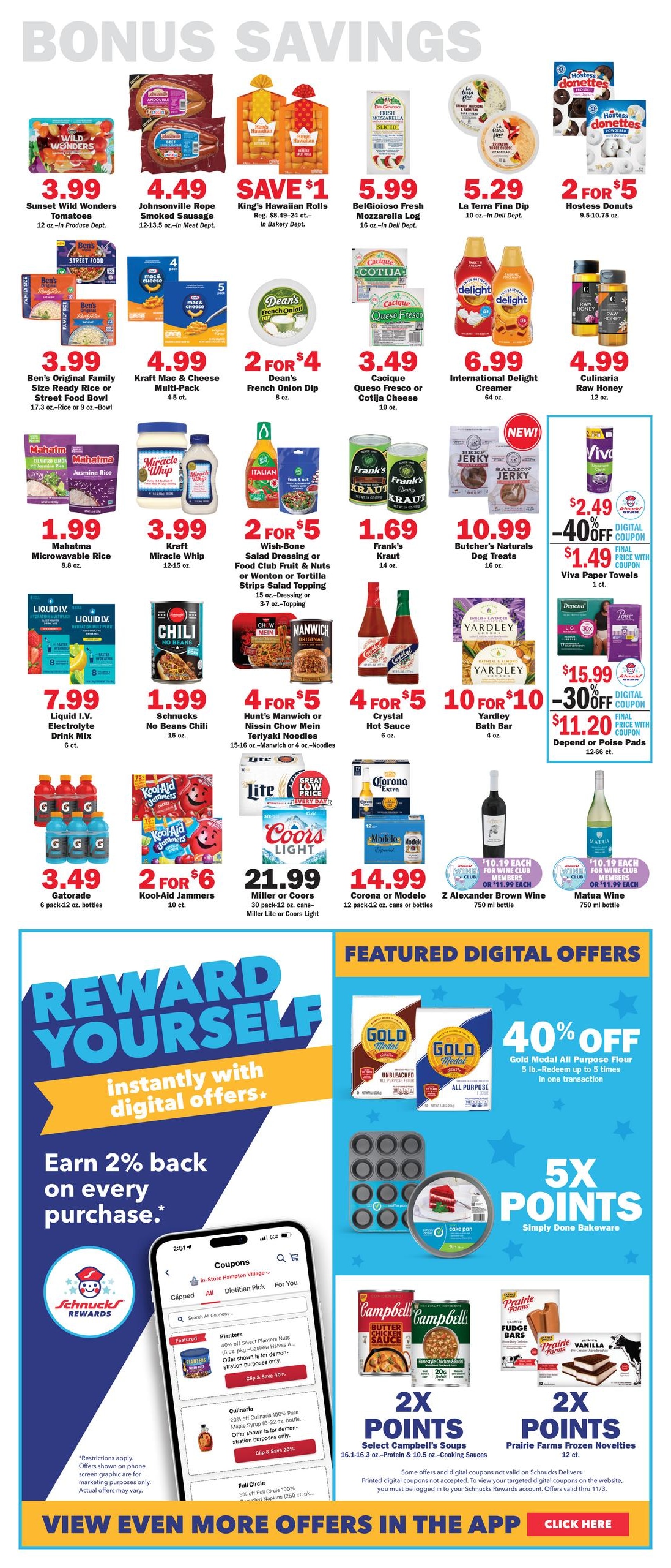 Schnucks (Perryville Area, MO) Weekly Print Weekly Ad October 28 - November 3, 2026