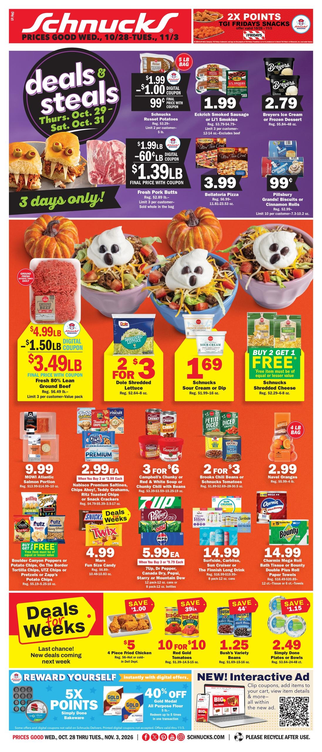 Schnucks (Dakota Area, IL) Weekly Print Weekly Ad October 28 - November 3, 2026