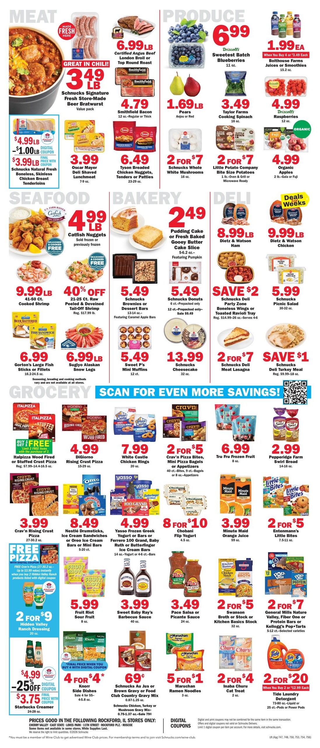 Schnucks (Dakota Area, IL) Weekly Print Weekly Ad October 28 - November 3, 2026