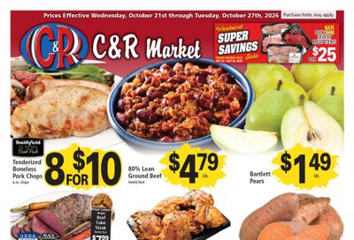 C&R Supermarkets Weekly Ad October 21 - 27, 2026