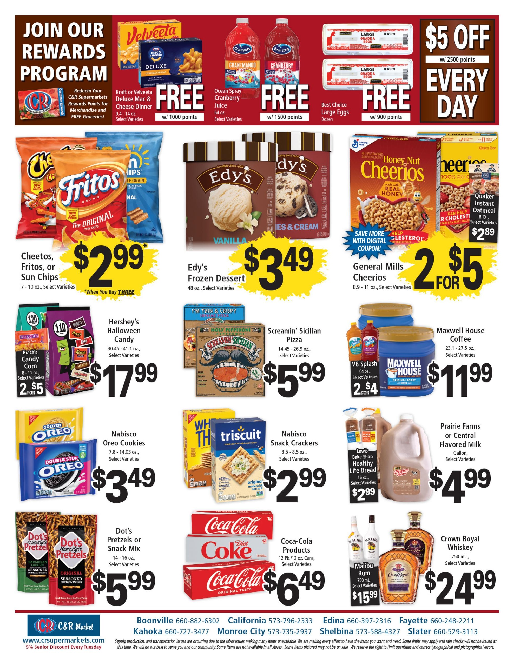 C&R Supermarkets Weekly Ad October 21 - 27, 2026
