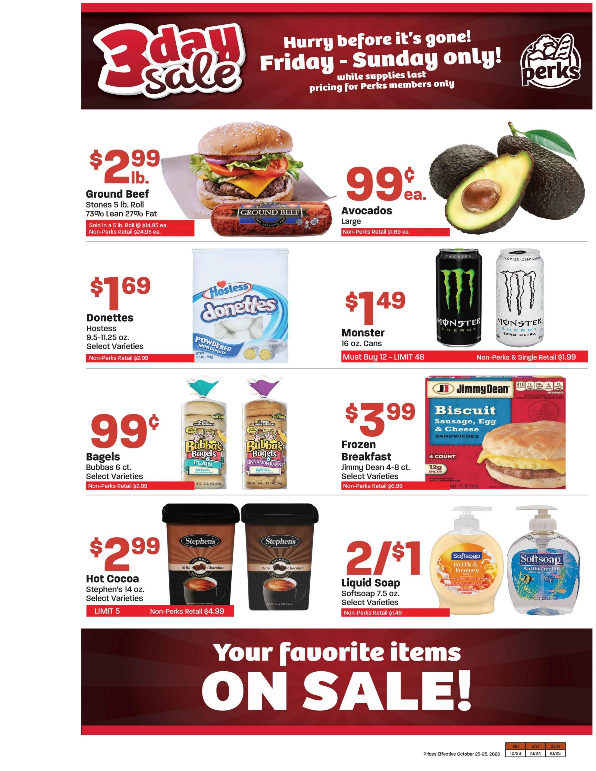 Fresh Market Weekly Ad October 23 - 25, 2026