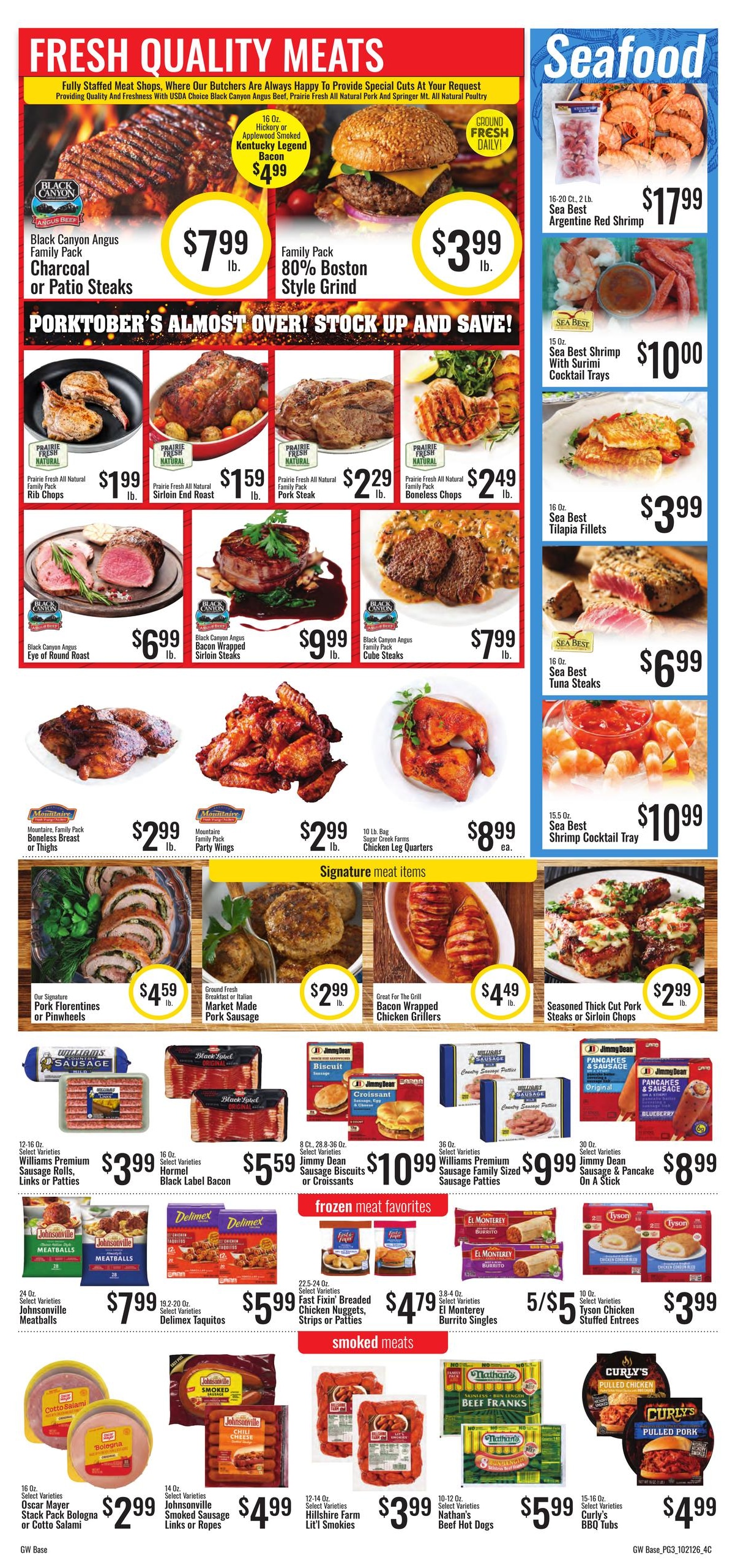 G&W Foods Weekly Ad October 21 - November 3, 2026
