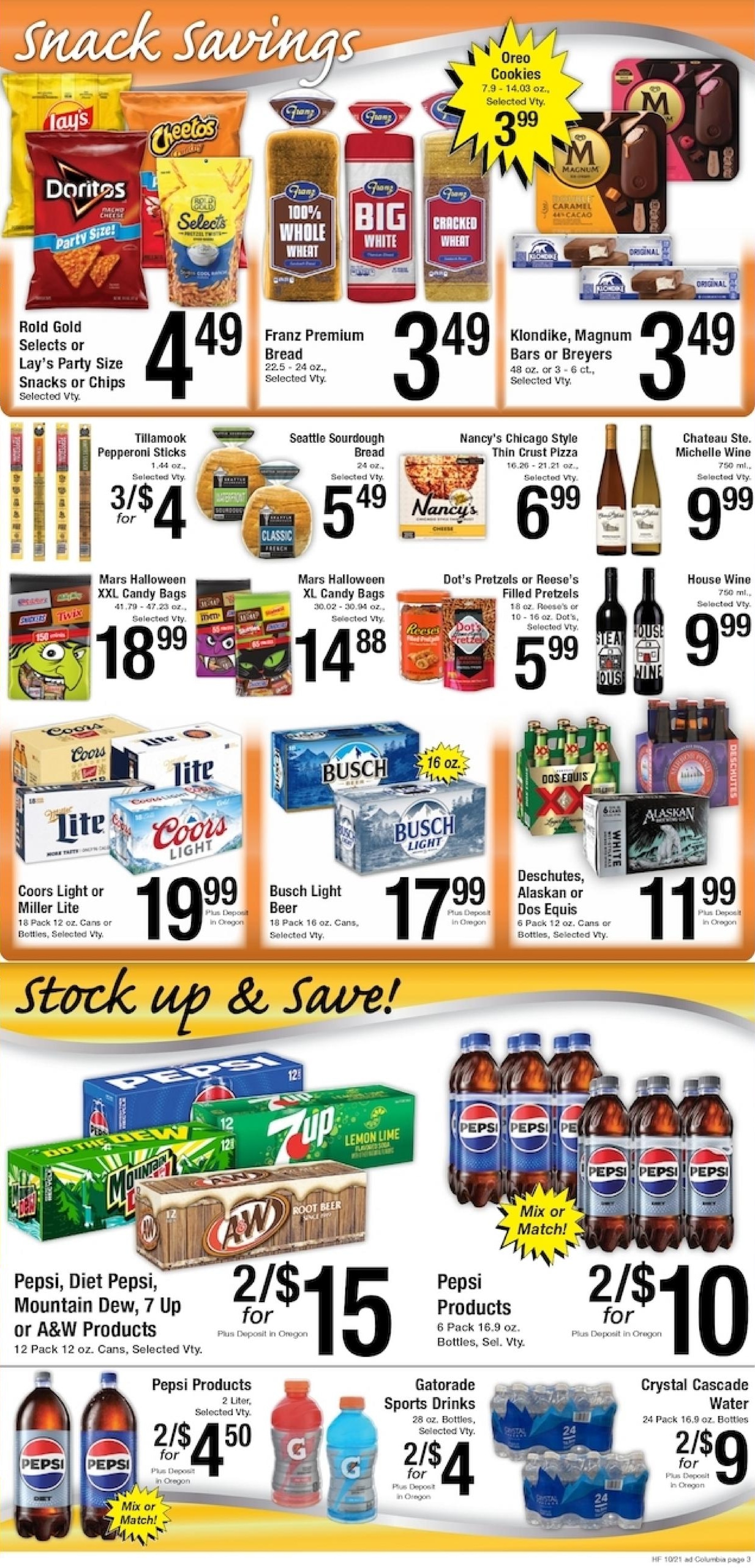 Harvest Foods (Boardman Area, OR) Weekly Ad October 21 - 27, 2026