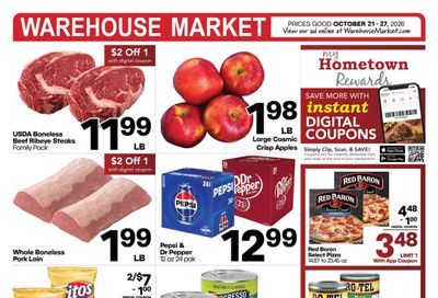 Warehouse Market Weekly Ad October 21 - 27, 2026