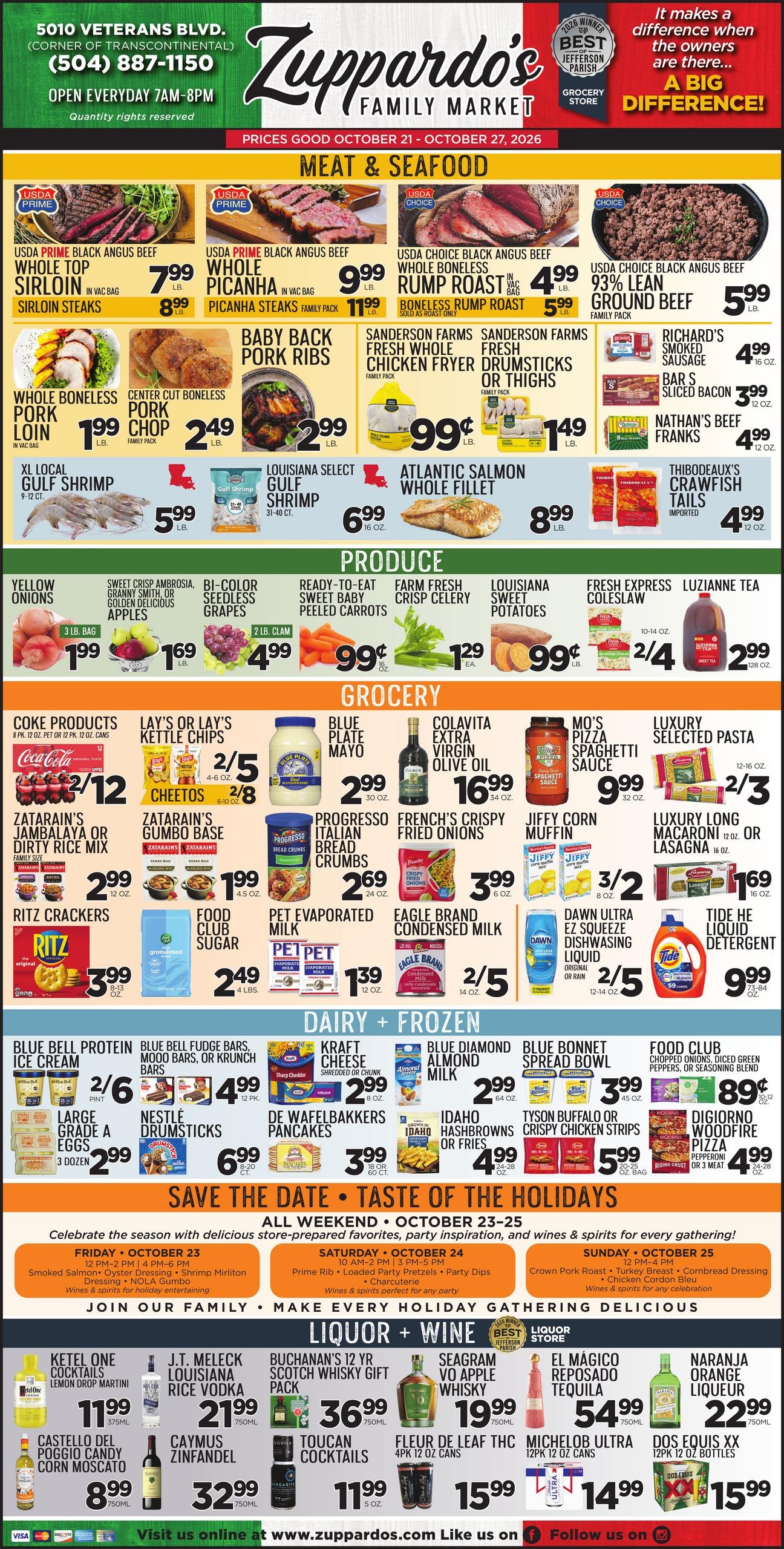 Zuppardo's Weekly Ad October 21 - 27, 2026