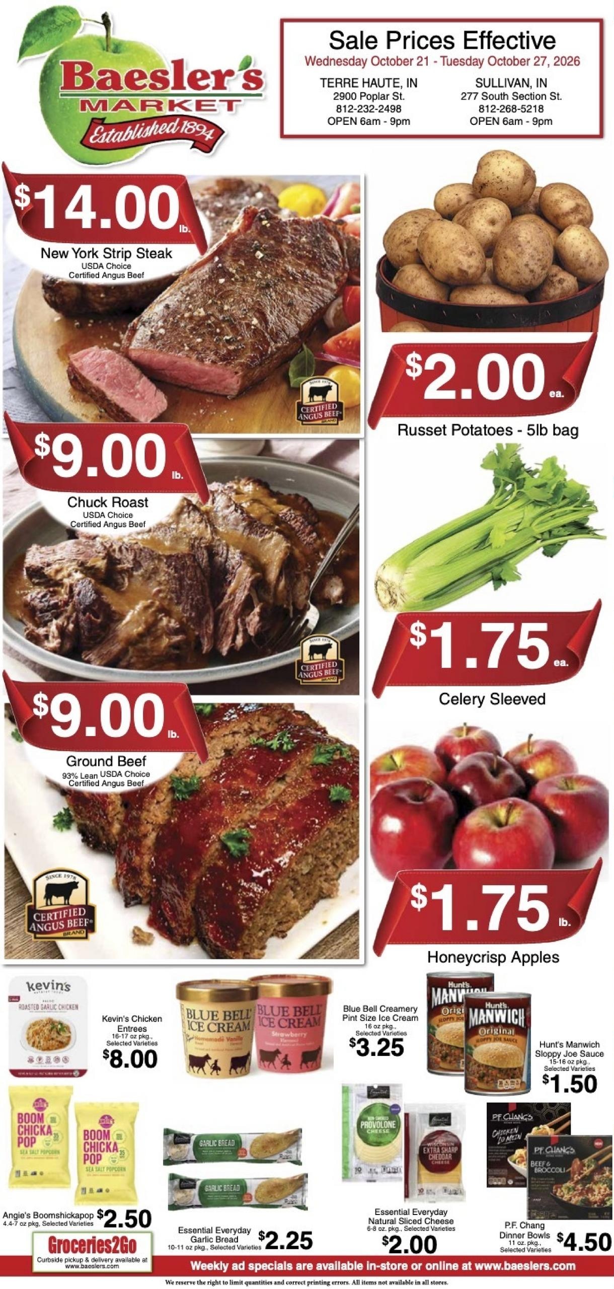 Baesler's Market Weekly Ad October 21 - 27, 2026
