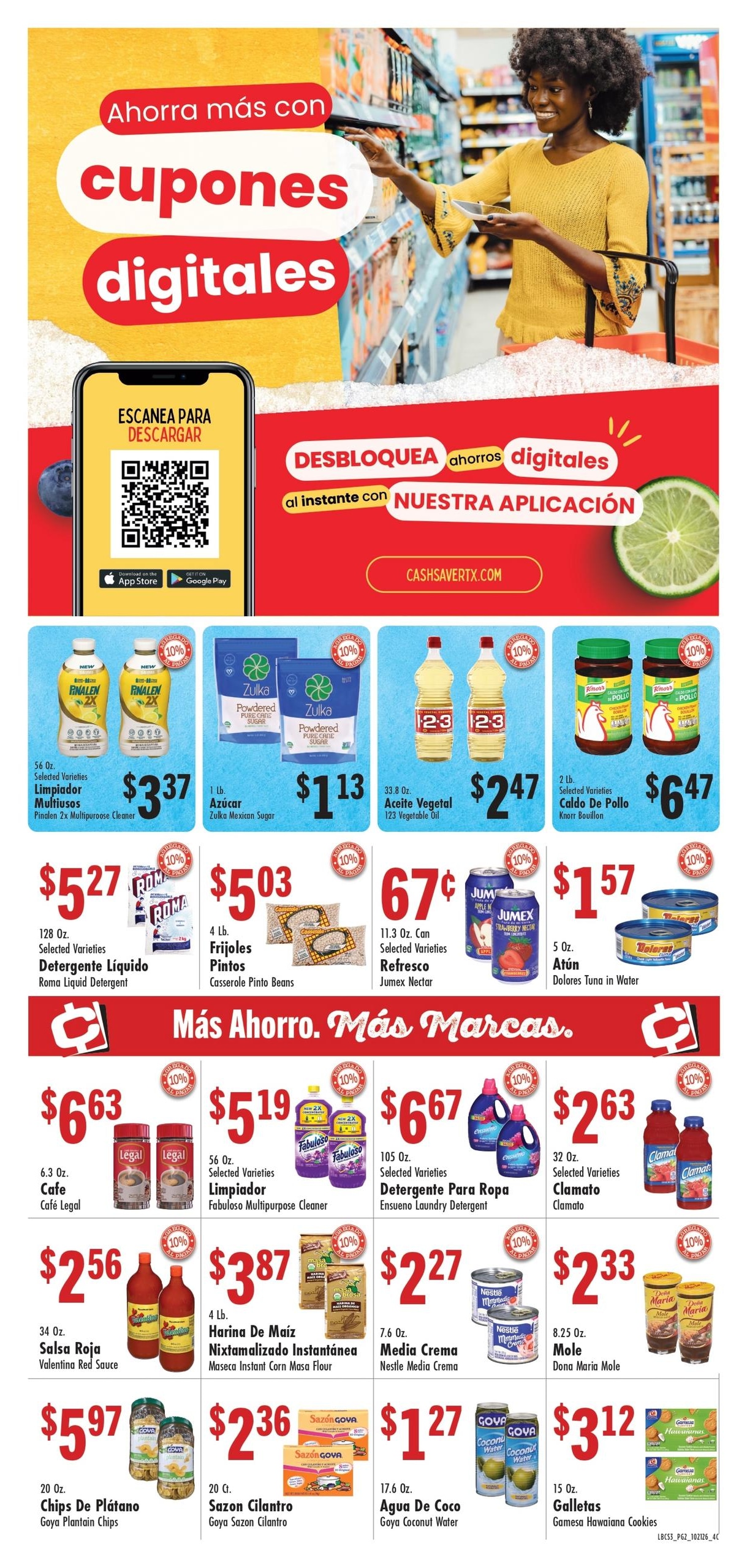 Cash Saver Texas (Odessa Area, TX) Weekly Ad October 21 - 27, 2026