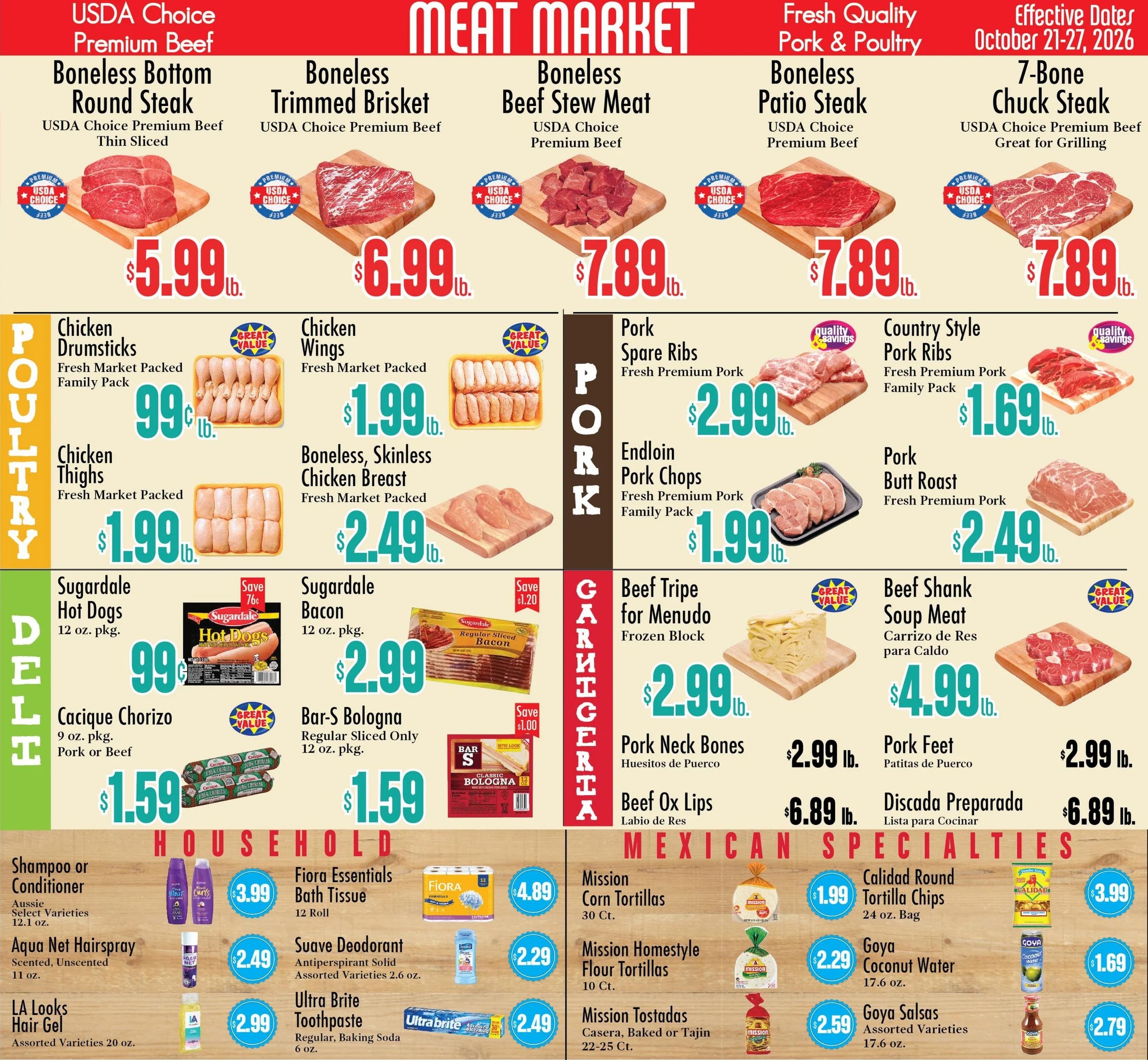 Food City Supermarkets Weekly Ad October 21 - 27, 2026