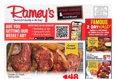 Ramey's (Chatom Area, AL) Weekly Ad October 21 - 27, 2026