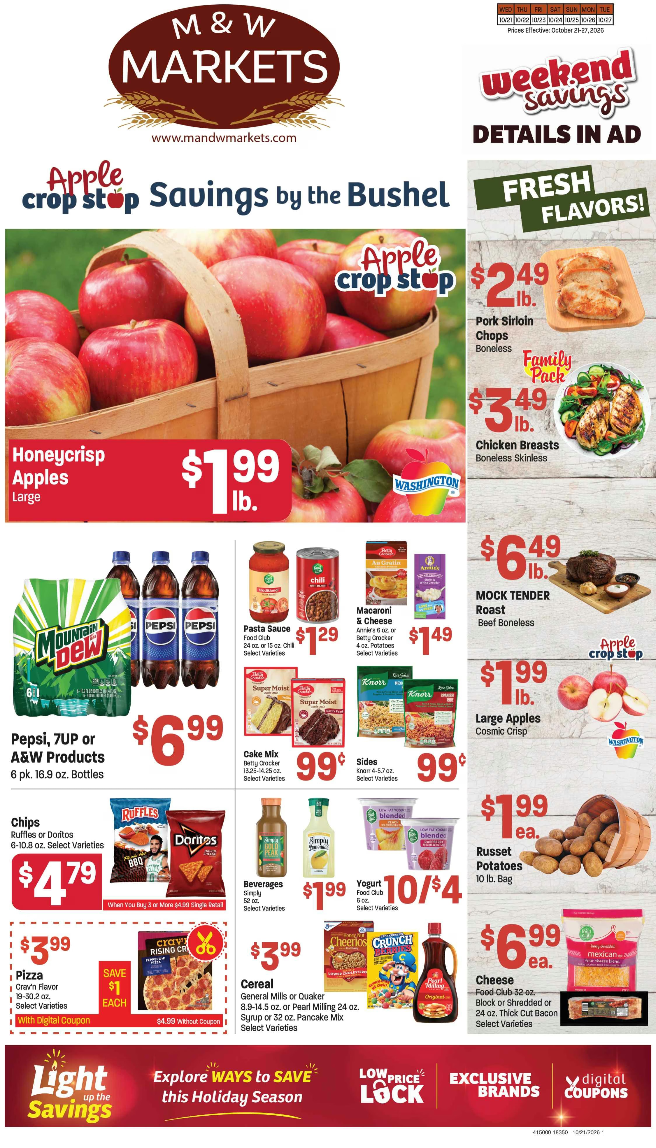 M&W Markets (Boise, ID) Weekly Ad October 21 - 27, 2026