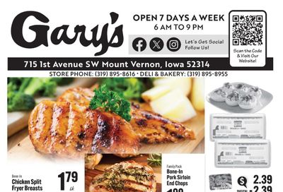 Gary's Foods Weekly Ad October 21 - 27, 2026