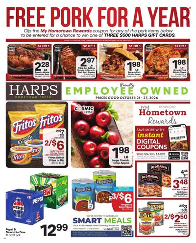 Harps Foods (Fayetteville Area, AR) Weekly Ad October 21 - 27, 2026