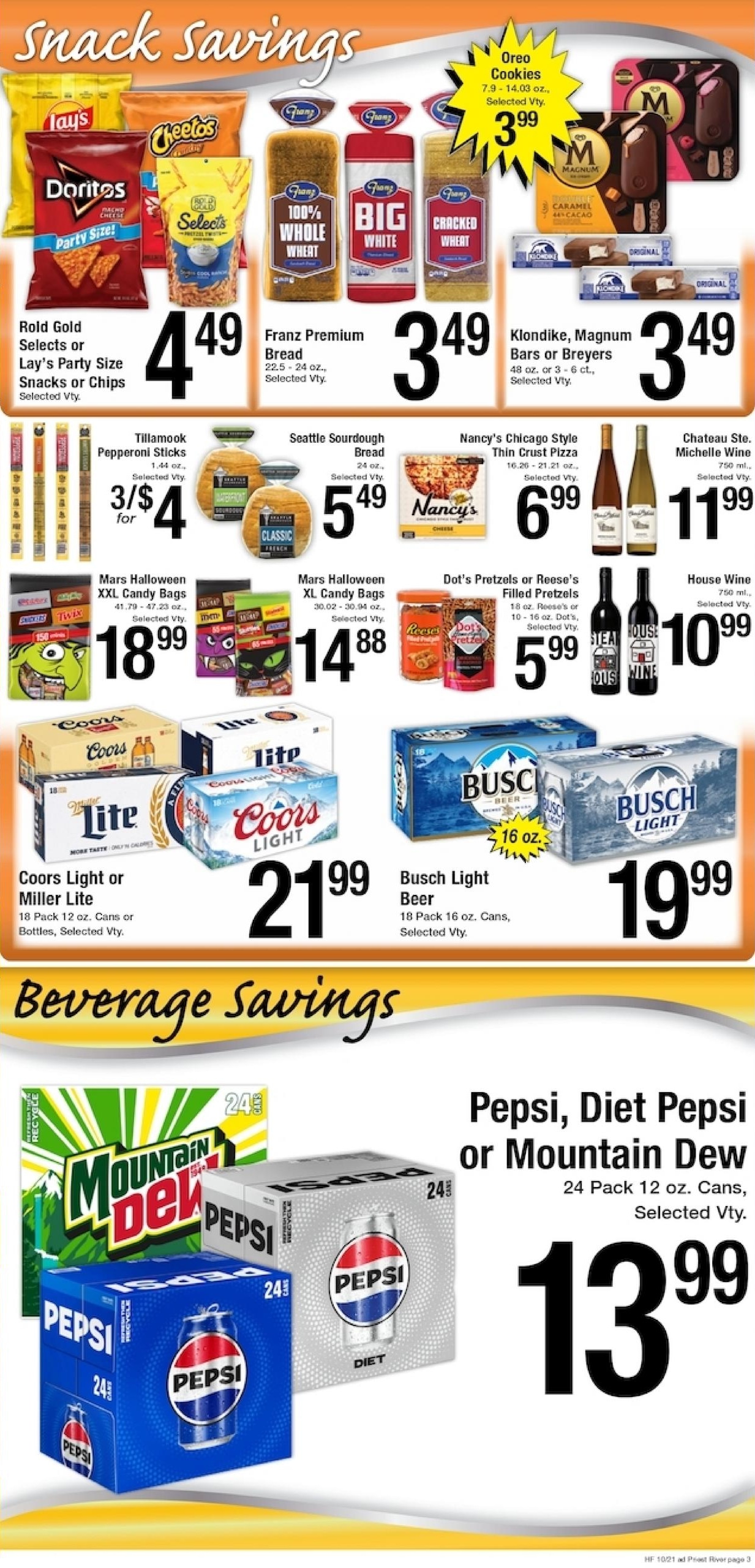 Harvest Foods (Cocolalla Area, ID) Weekly Ad October 21 - 27, 2026