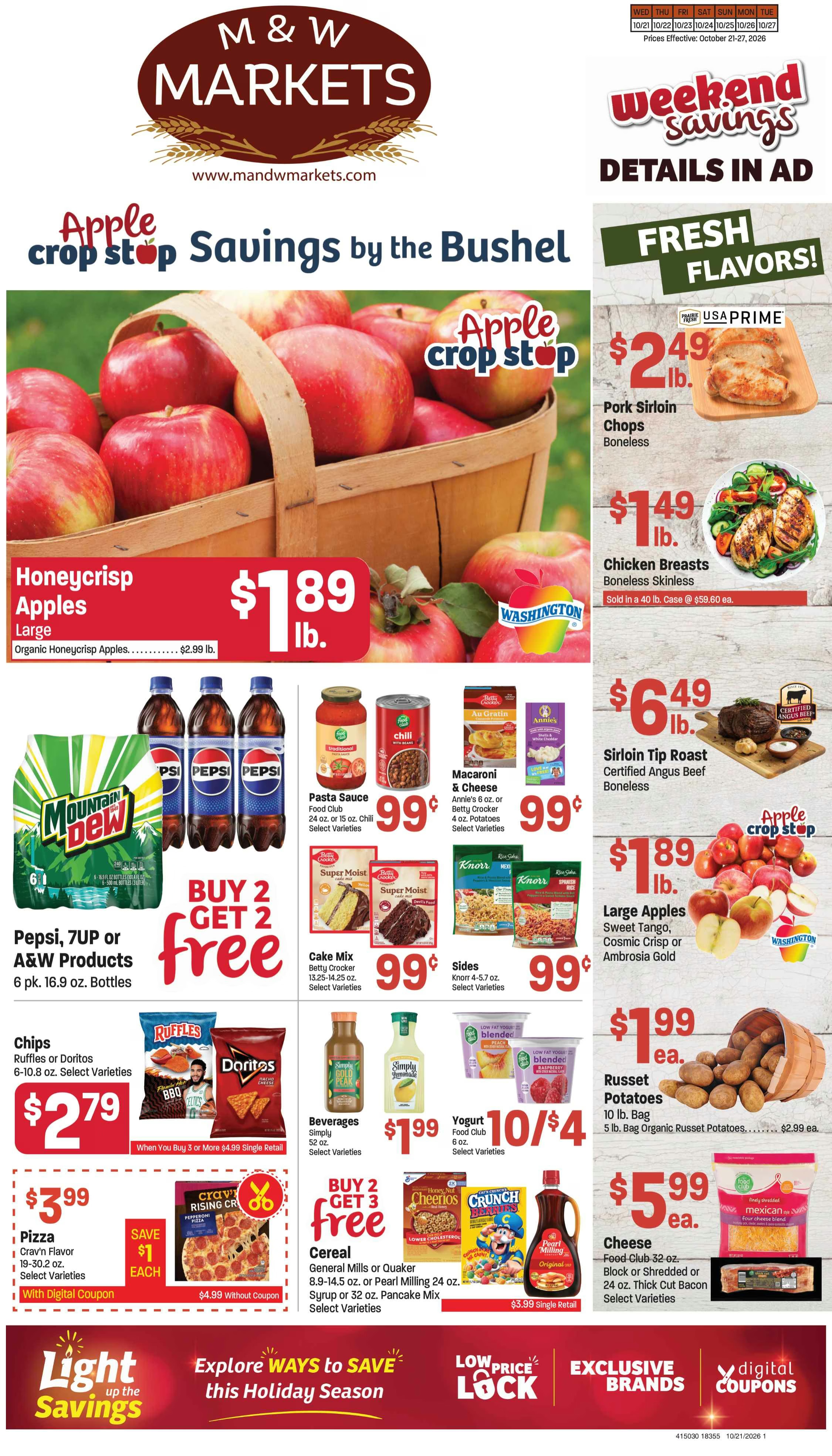 M&W Markets (Council, ID) Weekly Ad October 21 - 27, 2026