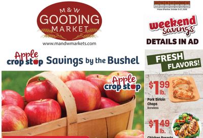 M&W Markets (Gooding, ID) Weekly Ad October 21 - 28, 2026