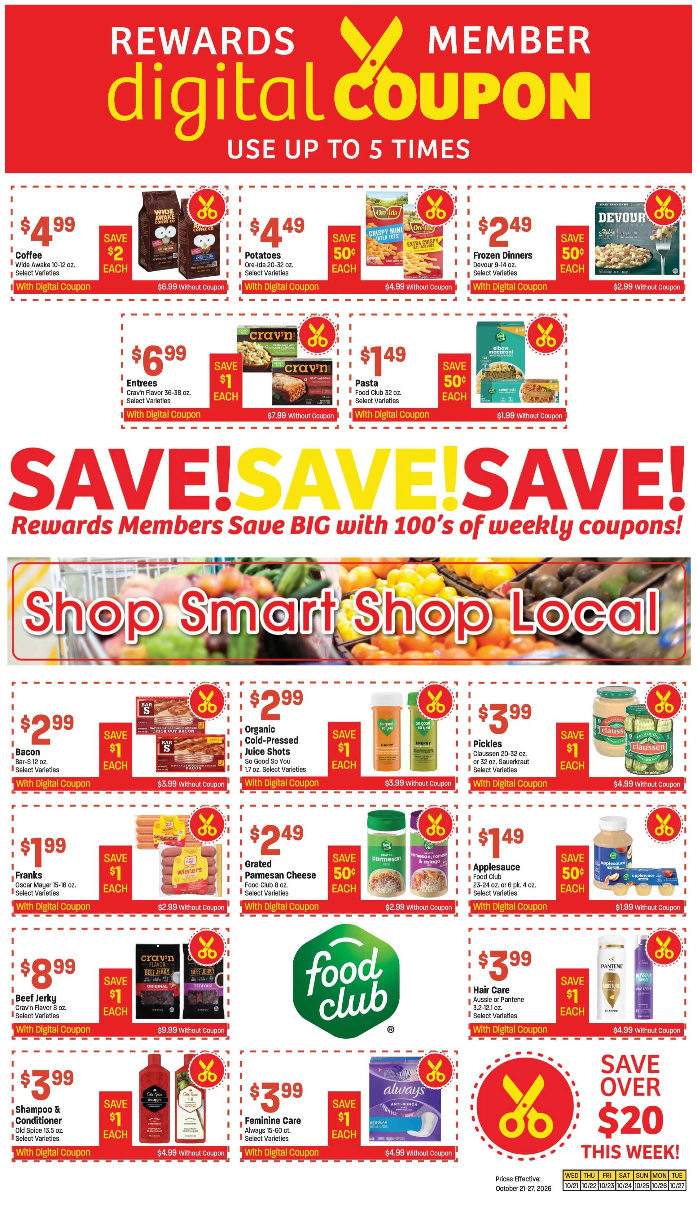468 Market (130 1st St N, Cascade, MT) Weekly Ad October 21 - 27, 2026