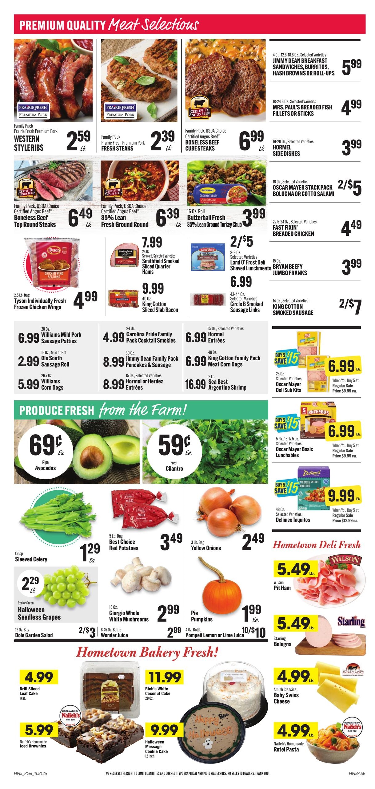 Naifeh's Weekly Ad October 21 - 27, 2026