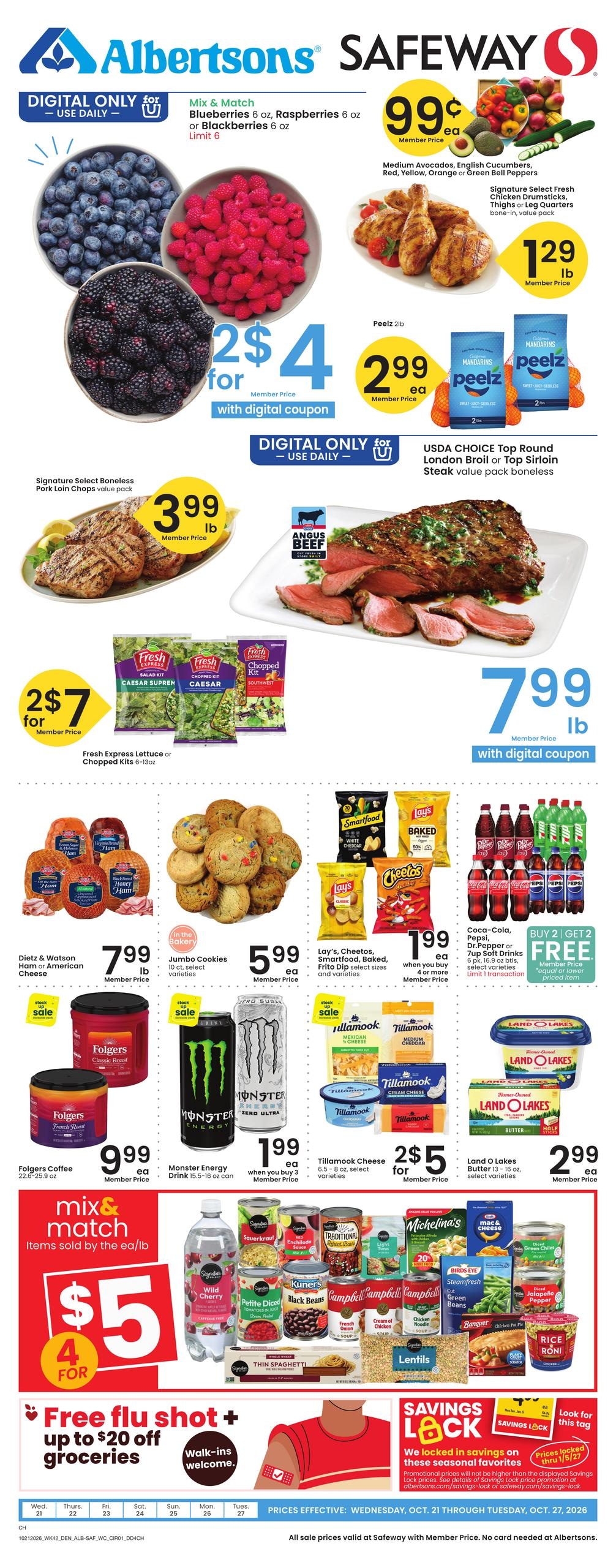 Safeway (Cheyenne Area, WY) Weekly Ad October 21 - 27, 2026