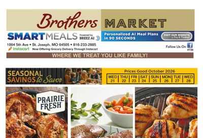 Brothers Market (St. Joseph, MO) Weekly Ad October 21 - 28, 2026