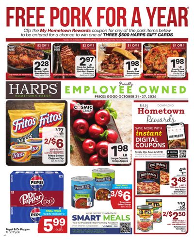 Harps Foods (Manila Area, AR) Weekly Ad October 21 - 27, 2026