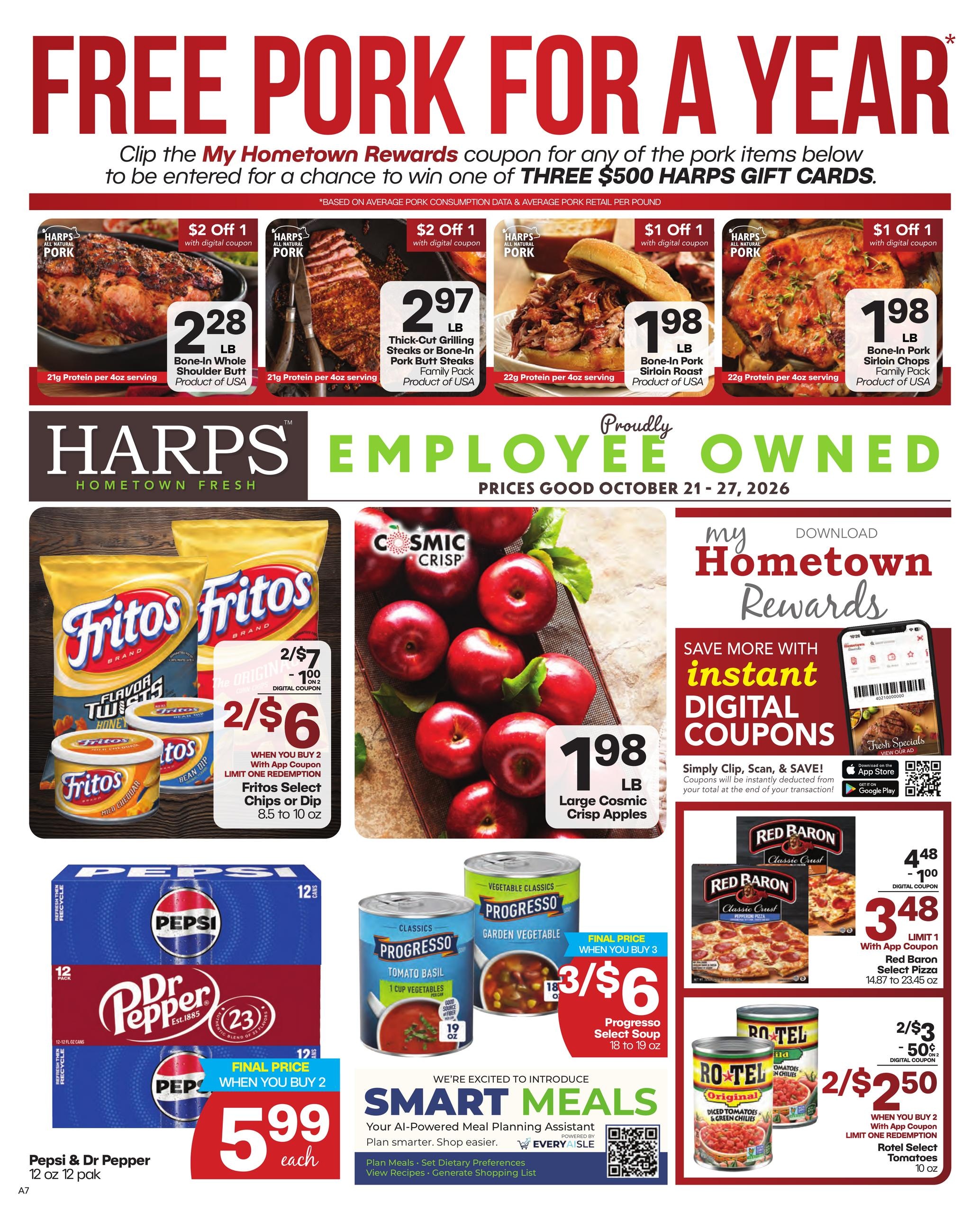 Harps Foods (Manila Area, AR) Weekly Ad October 21 - 27, 2026