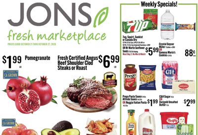 Jons International Marketplace (Canyon Country Area, CA) Weekly Ad October 21 - 27, 2026