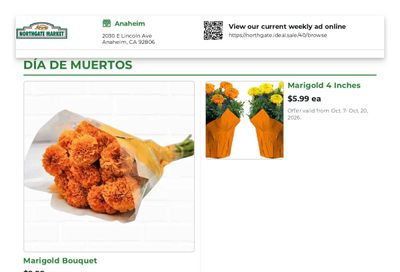 Northgate Market Weekly Ad October 21 - November 3, 2026