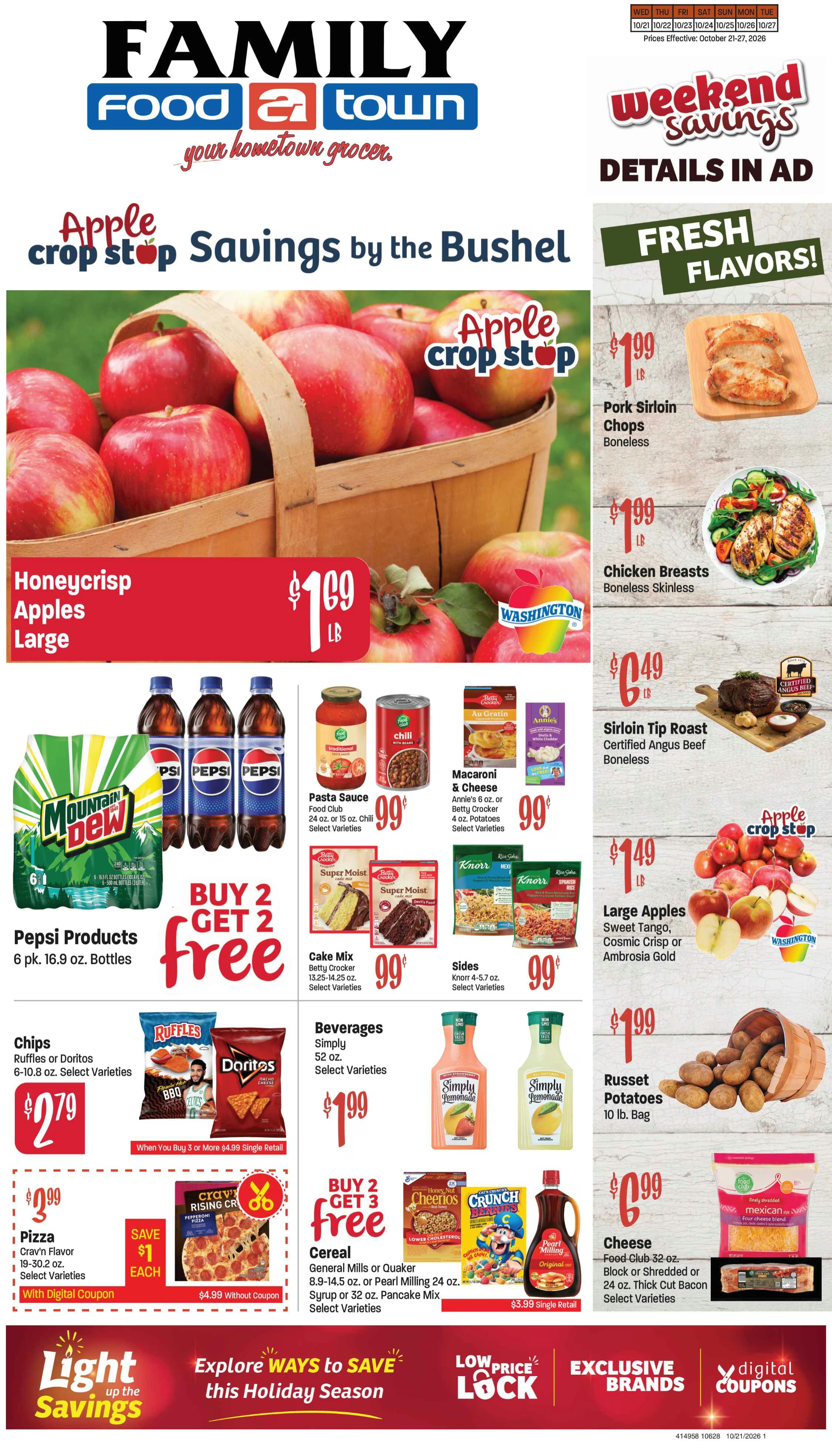 Family Food Town (112 W 3rd St, Palisade, CO) Weekly Ad October 21 - 27, 2026