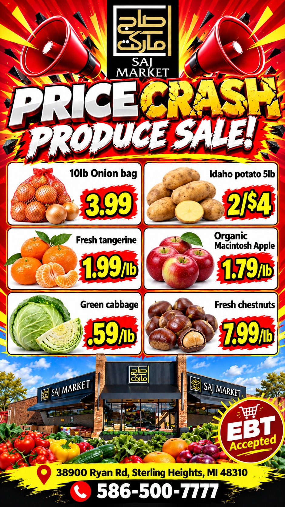 Saj Market Weekly Ad October 21 - 27, 2026