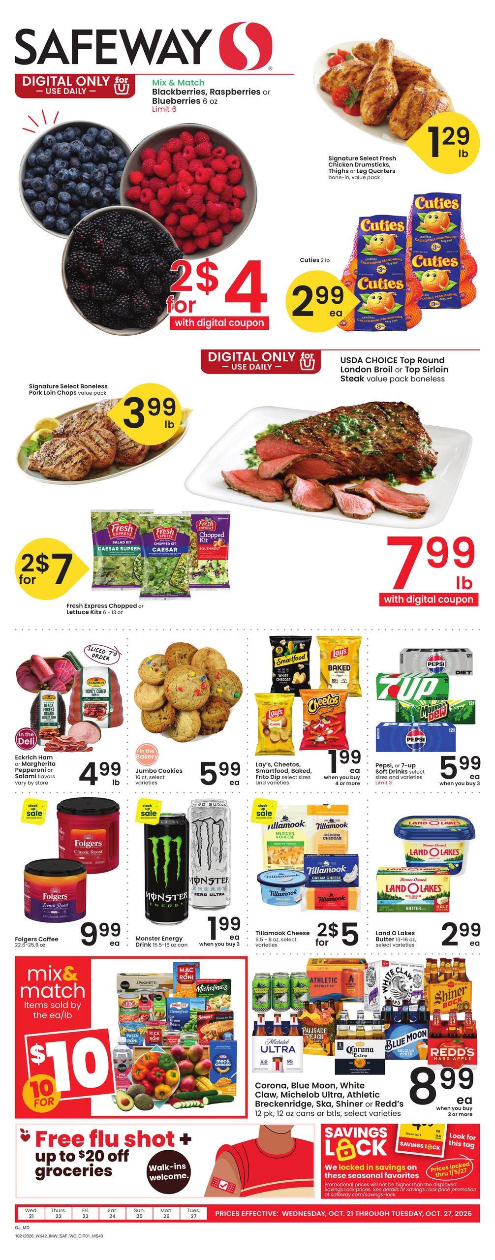 Safeway (Delta Area, CO) Weekly Ad October 21 - 27, 2026