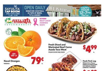 Vallarta Supermarkets (Menifee Area, CA) Grocery Savings Weekly Ad October 21 - 27, 2026