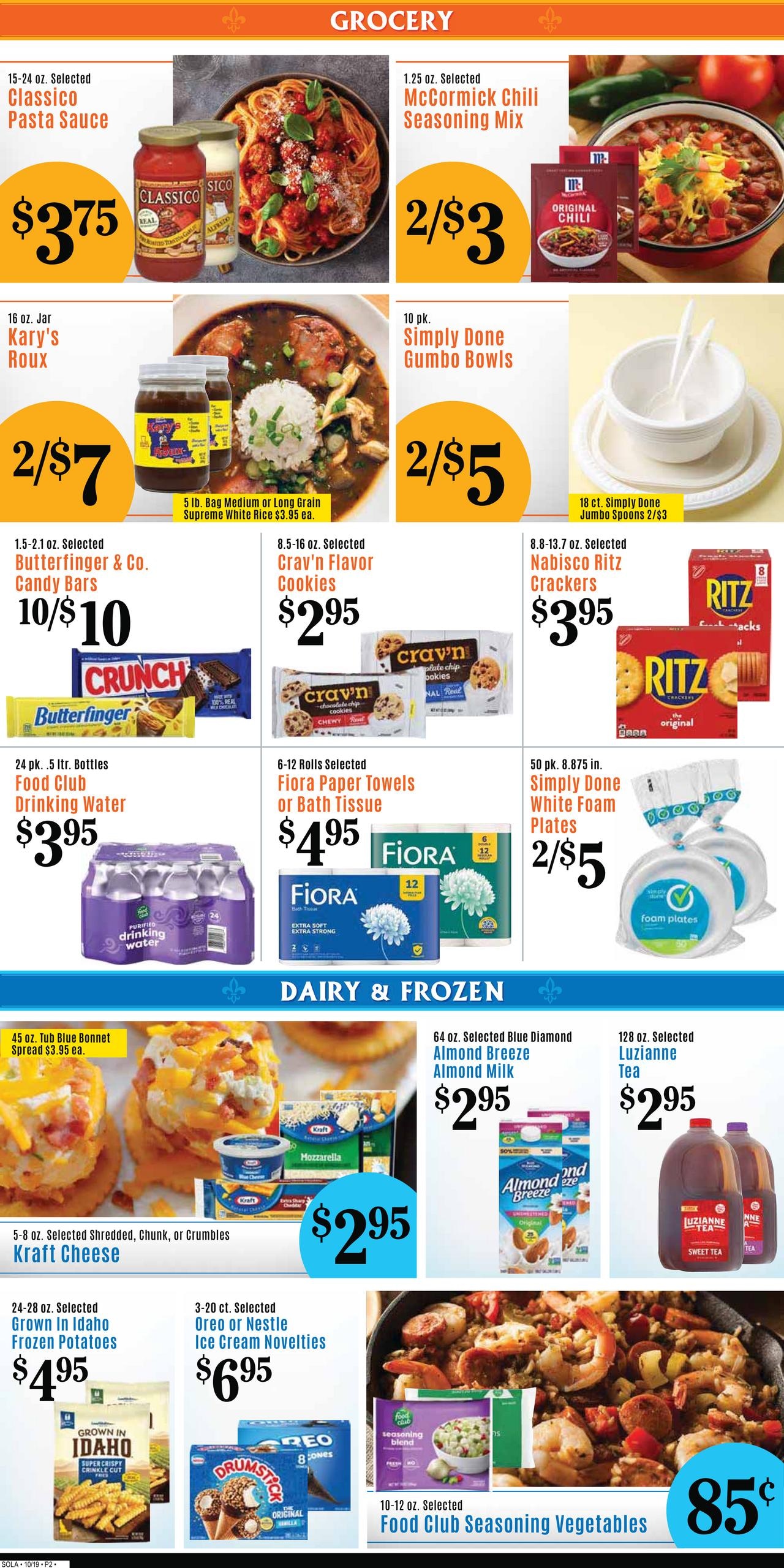 Champagne’s Market (Welsh Area, LA) Weekly Ad October 21 - 27, 2026