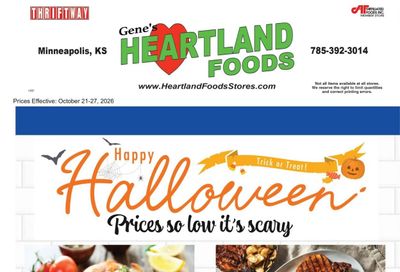 Gene's Heartland Foods USA (Concordia-Miltonvale Area, KS) Weekly Ad October 21 - 27, 2026