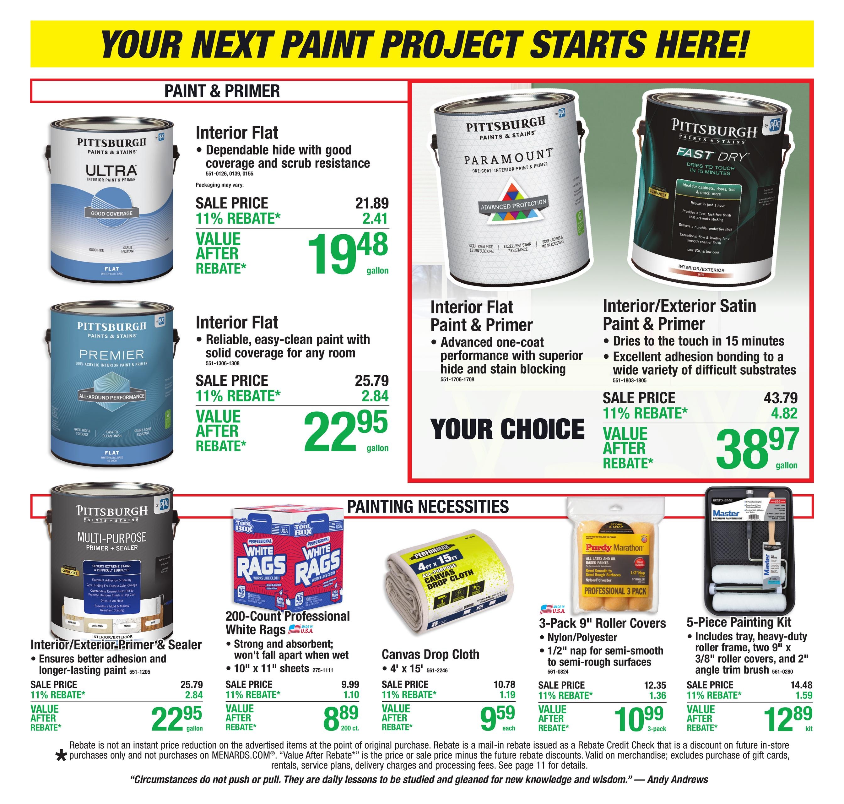 Menards (Ankeny Area, IA) 11% Rebate Sale Weekly Ad October 21 - November 1, 2026
