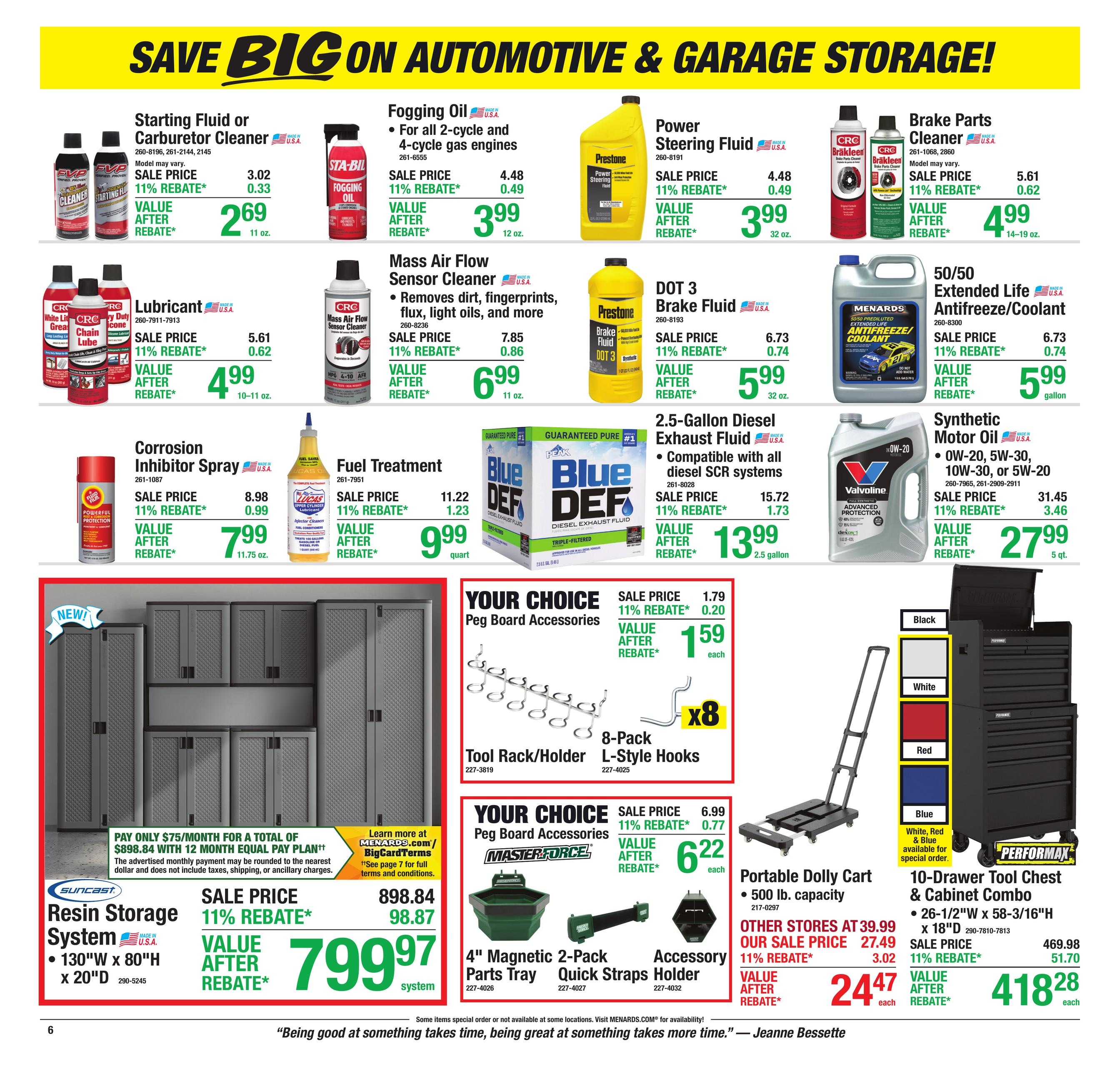 Menards (Ankeny Area, IA) 11% Rebate Sale Weekly Ad October 21 - November 1, 2026