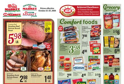 Vashon Market Fresh Weekly Ad October 21 - 27, 2026