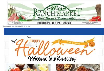 Clayton Ranch Market Weekly Ad October 21 - 27, 2026