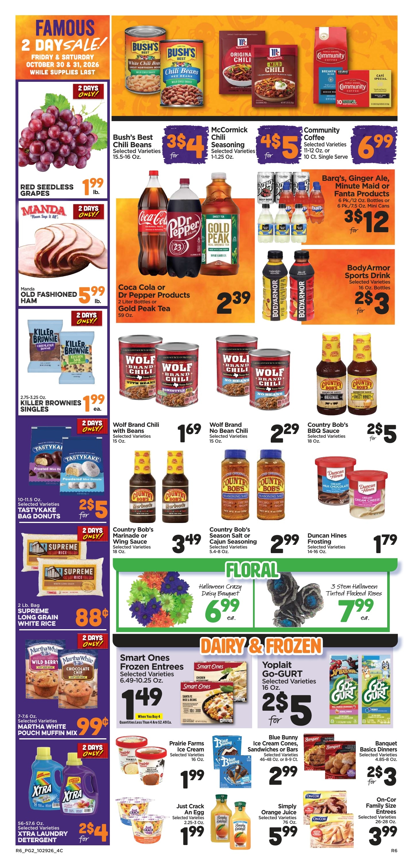 Jubilee Foods Pearl River Weekly Ad October 29 - November 4, 2026